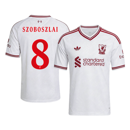 Liverpool venkovní fotbalový dres 2026/27 SZOBOSZLAI #8 UCL