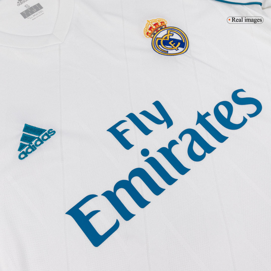 Domácí Retro Dres Real Madrid 2017/18 Retro Long Sleeve RONALDO #7