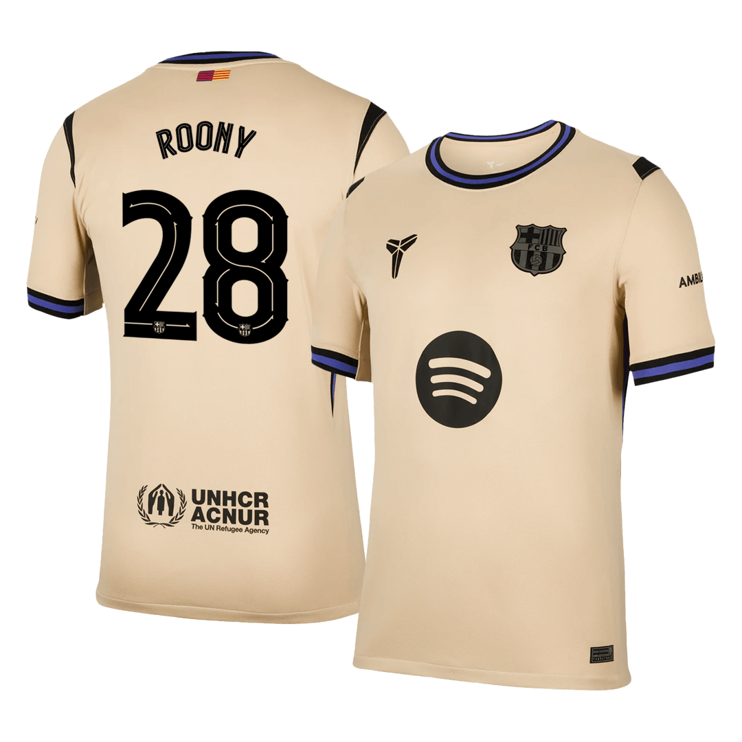Barcelona venkovní fotbalový dres 2025/26 ROONY #28