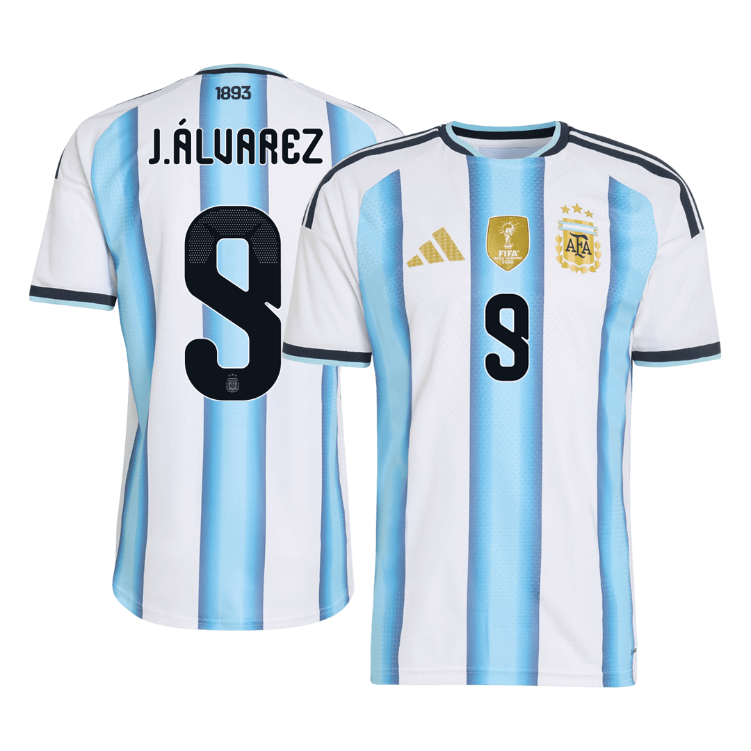 Argentina Domácí fotbalový dres MS 2026 hráčská verze J.ÁLVAREZ #9