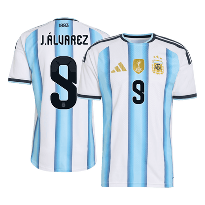 Argentina Domácí fotbalový dres MS 2026 hráčská verze J.ÁLVAREZ #9