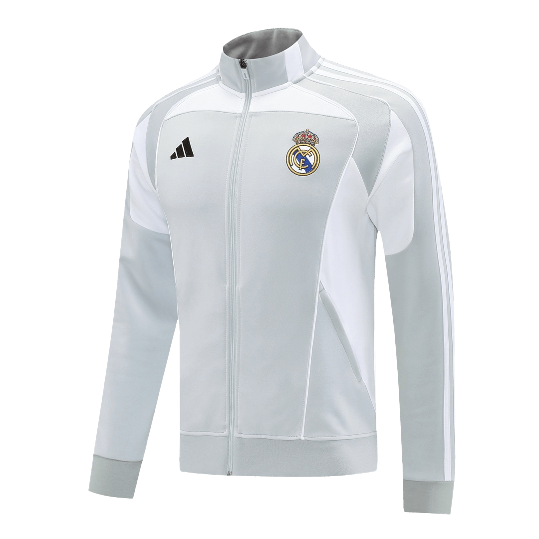 Real Madrid tréninková bunda 2025/26 šedá