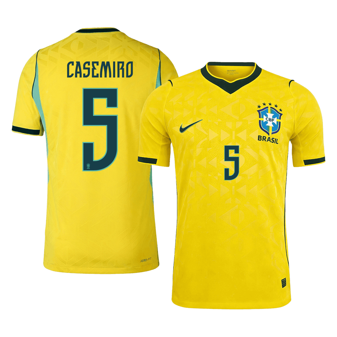 Brazílie domácí dres MS 2026 hráčská verze CASEMIRO #5