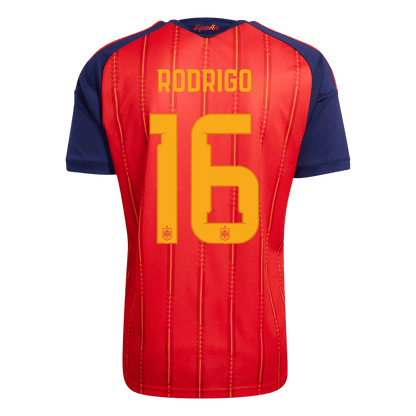 Španělsko domácí fotbalový dres MS 2026 RODRIGO #16