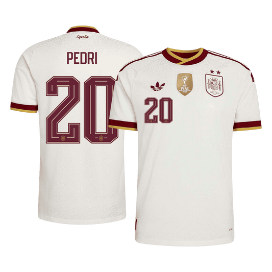 Španělsko venkovní dres MS 2026 hráčská verze PEDRI #20
