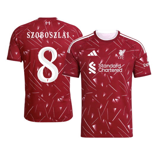Liverpool domácí fotbalový dres 2026/27 SZOBOSZLAI #8 UCL