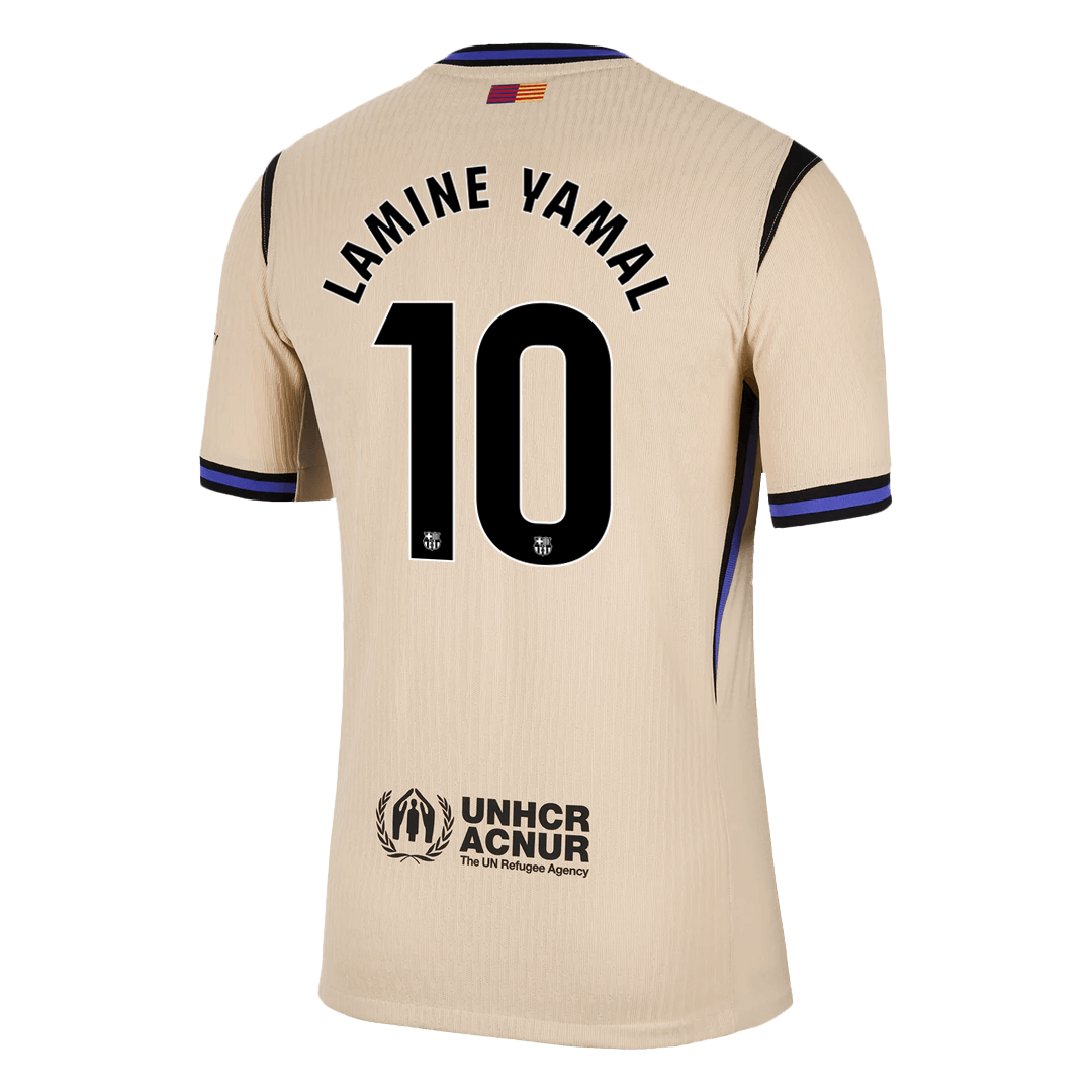 Venkovní Fotbalový Dres Barcelona 25/26 Authentic LAMINE YAMAL #10 UCL