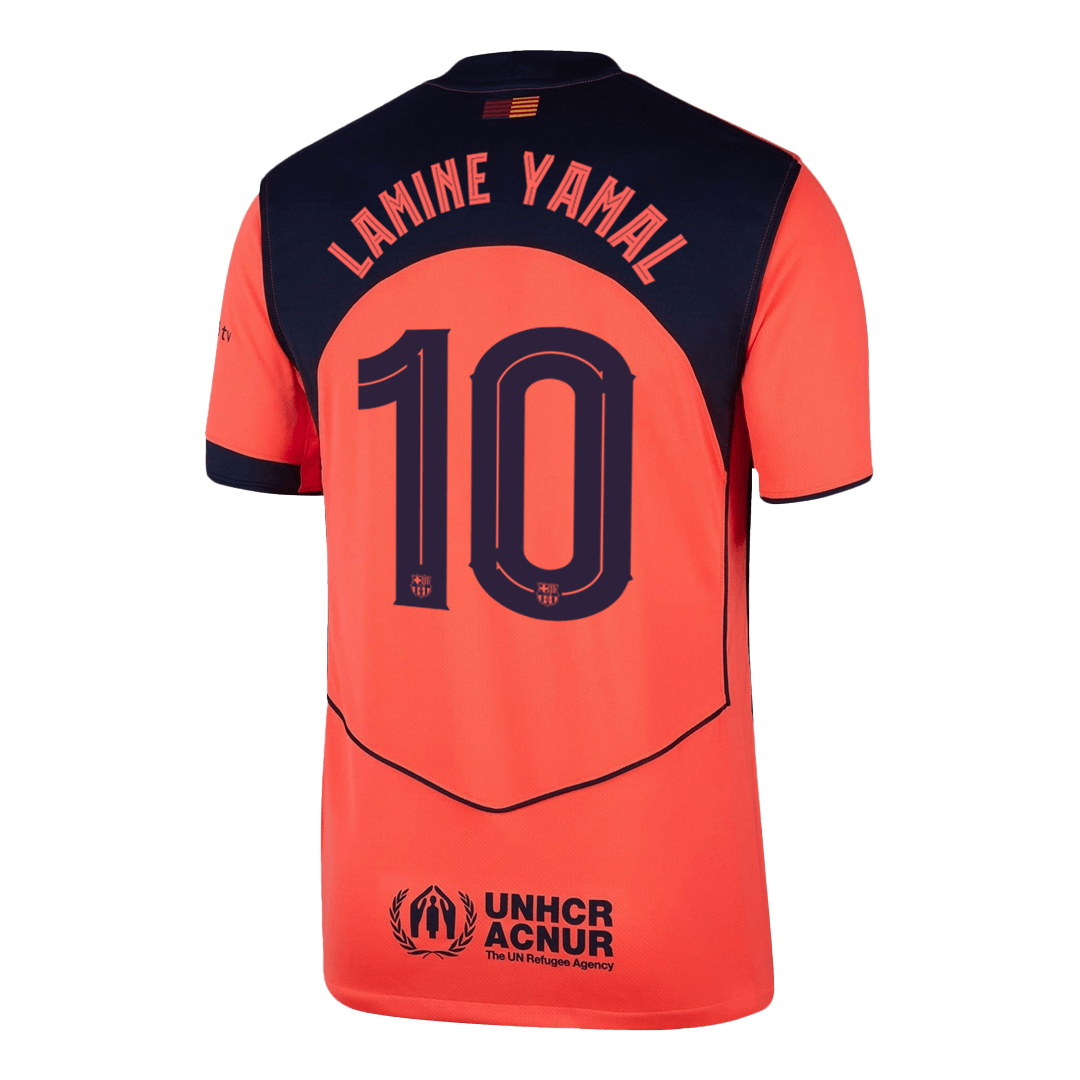 Barcelona třetí fotbalový dres 2025/26 LAMINE YAMAL #10 UCL