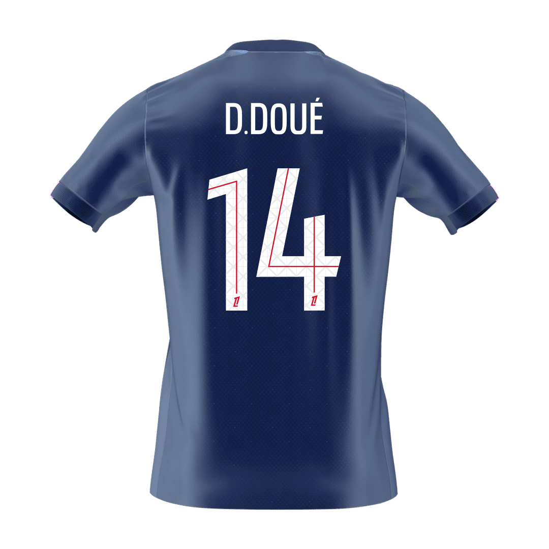 PSG domácí fotbalový dres 2025/26 D.DOUÉ #14