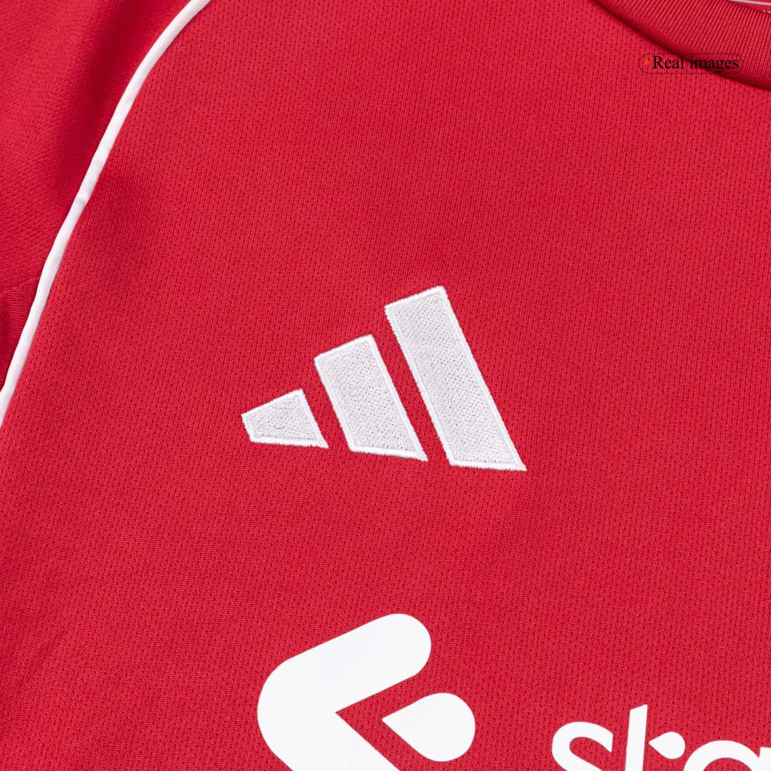 Liverpool domácí fotbalový dres 2025/26 dlouhý rukáv