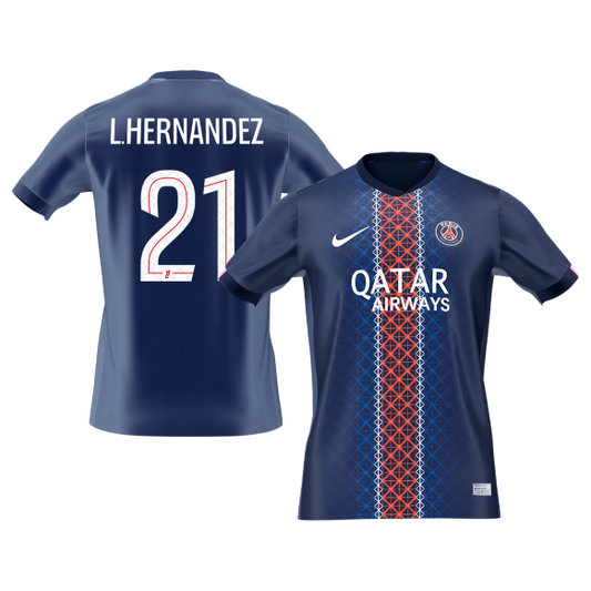 PSG domácí fotbalový dres 2025/26 L.HERNANDEZ #21