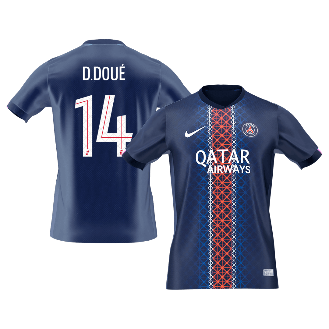 PSG domácí fotbalový dres 2025/26 D.DOUÉ #14