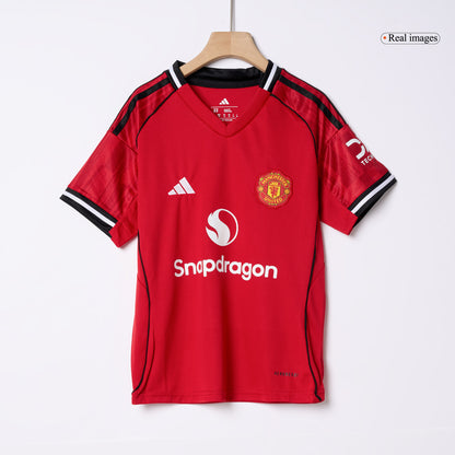 Manchester United dětská domácí kompletní sada 2025/26
