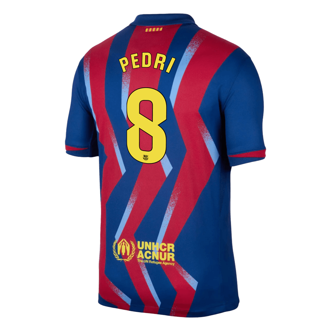 Barcelona čtvrtá fotbalový dres 2025/26 PEDRI #8