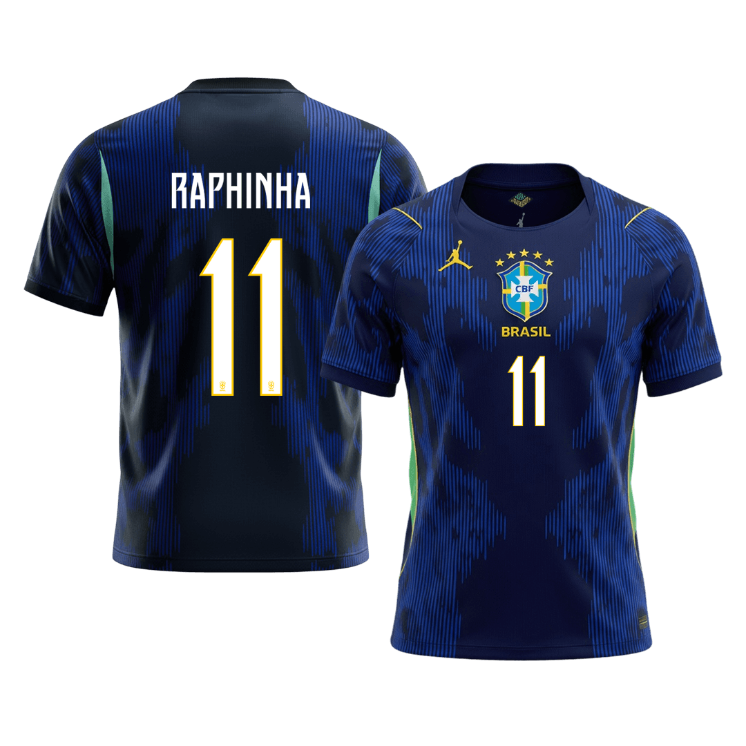 Brazílie venkovní fotbalový dres MS 2026 RAPHINHA #11