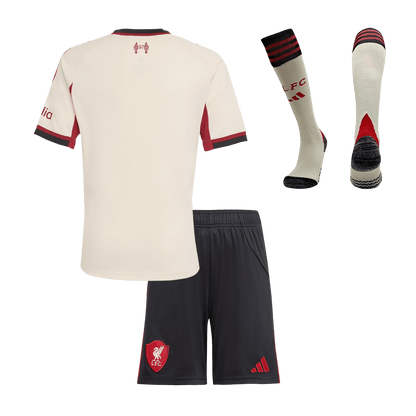 Liverpool dětská venkovní kompletní sada 2025/26