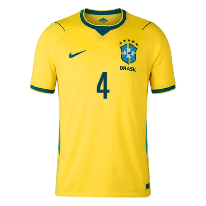 Brazílie domácí fotbalový dres MS 2026 MARQUINHOS #4