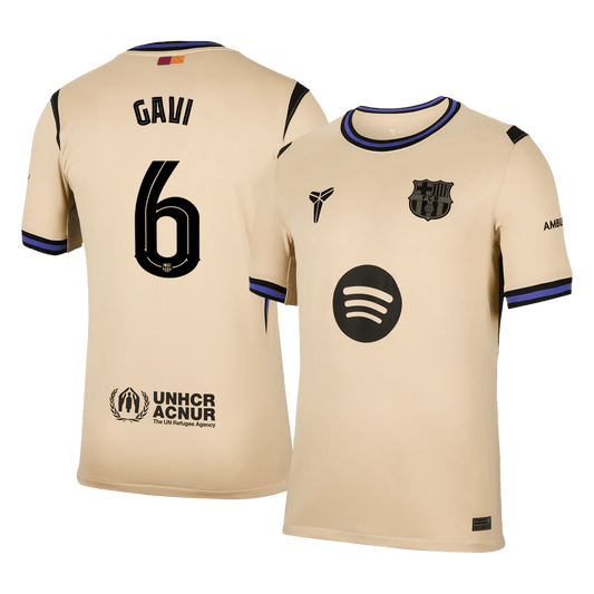 Venkovní Fotbalový Dres Barcelona 25/26 GAVI #6 UCL