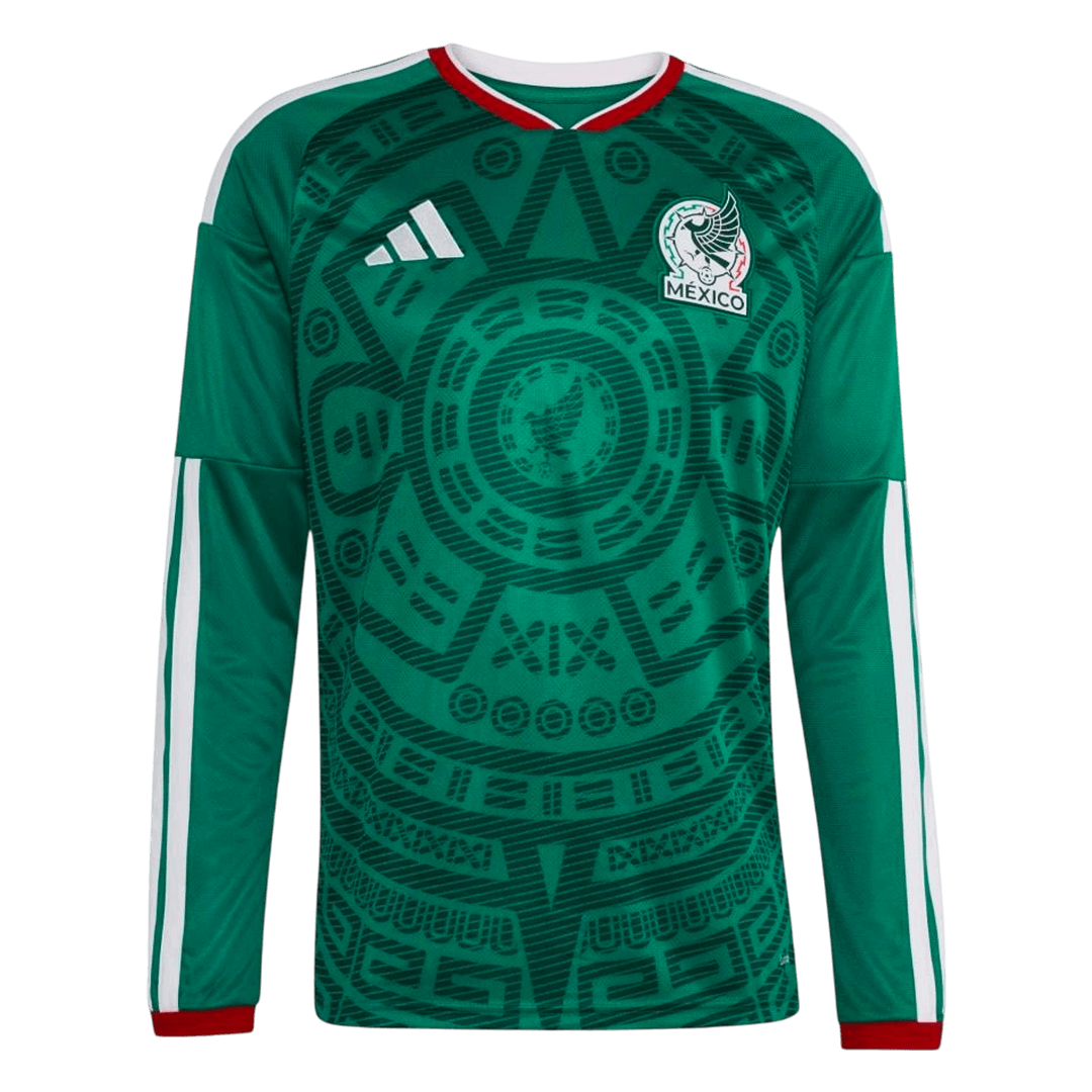 Mexiko Domácí Fotbalový Dres MS 2026 dlouhý rukáv