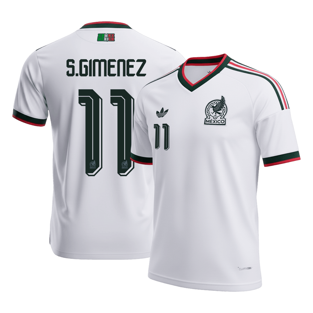 Mexiko venkovní fotbalový dres MS 2026 S.GIMENEZ #11
