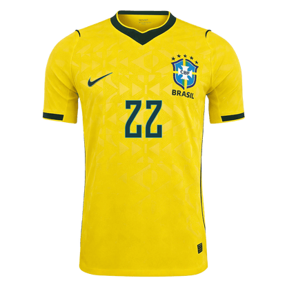 Brazílie domácí dres MS 2026 hráčská verze JOÃO PEDRO #22