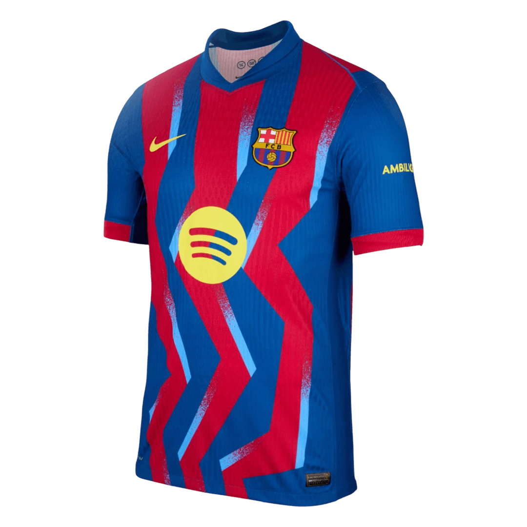 Barcelona čtvrtá fotbalový dres 2025/26 hráčská verze
