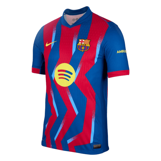 Barcelona čtvrtá fotbalový dres 2025/26 hráčská verze