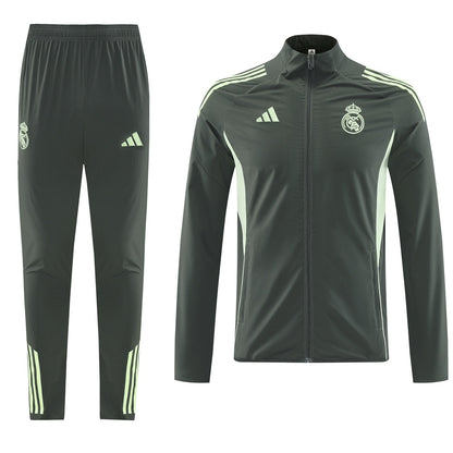 Real Madrid větrovková souprava 2025/26 zelená
