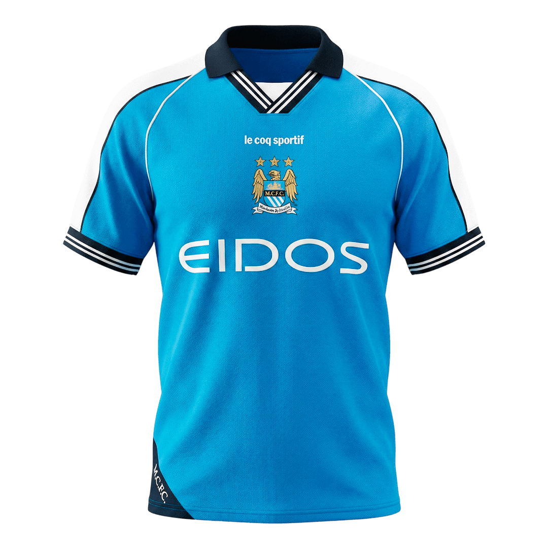 Manchester City domácí retro dres 1999/01