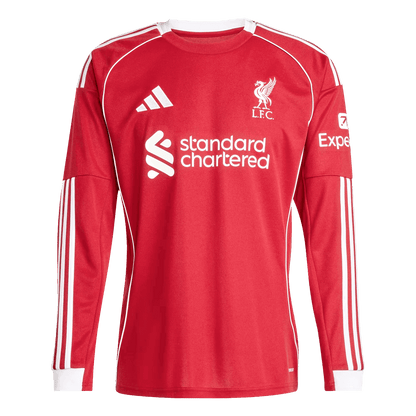 Liverpool domácí fotbalový dres 2025/26 dlouhý rukáv