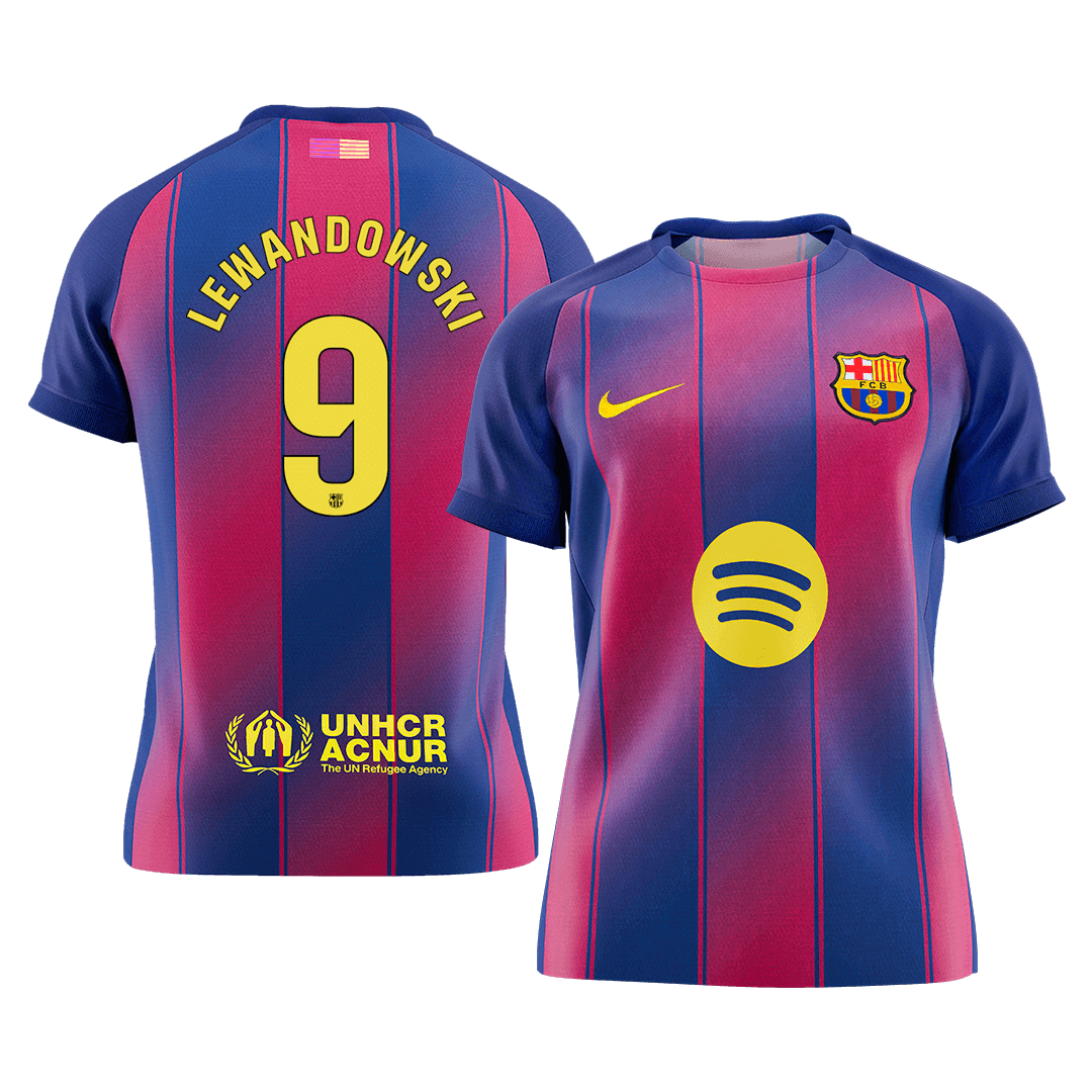Domácí Fotbalový Dres Barcelona 25/26 LEWANDOWSKI #9