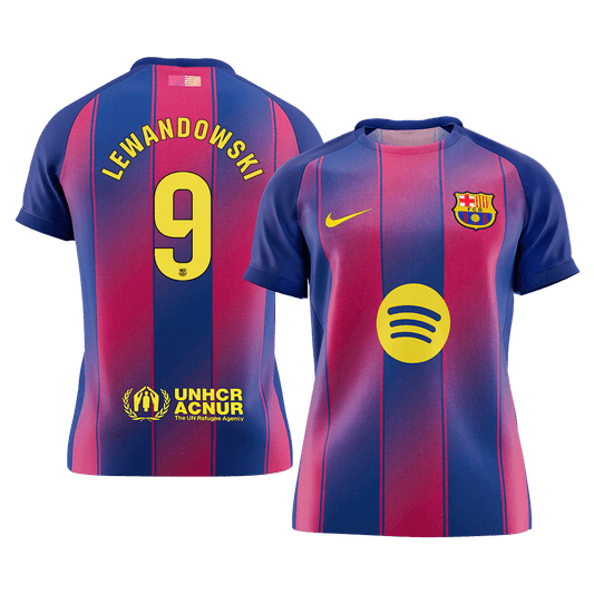 Domácí Fotbalový Dres Barcelona 25/26 LEWANDOWSKI #9