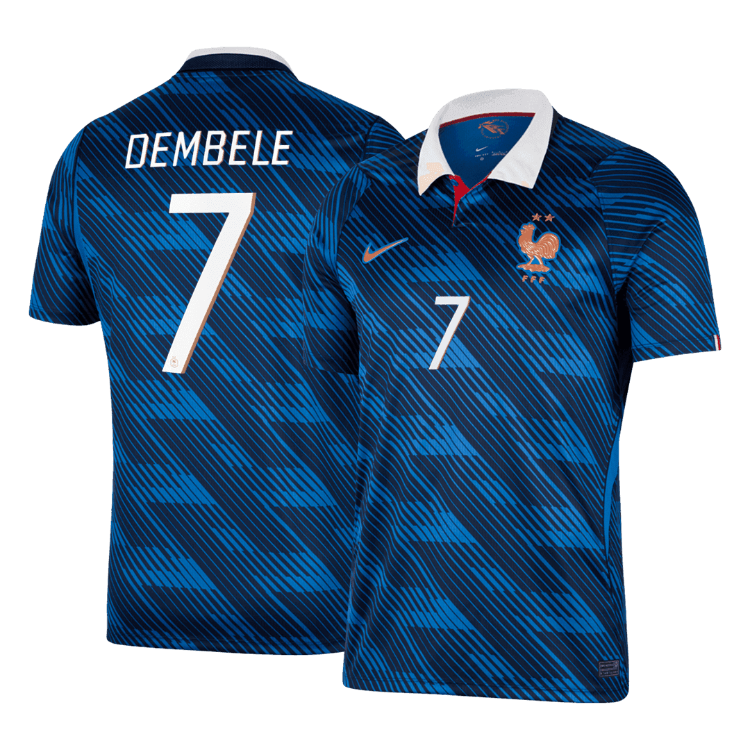 Francie domácí fotbalový dres MS 2026 DEMBÉLÉ #7