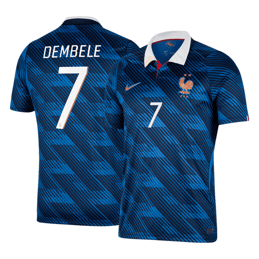 Francie domácí fotbalový dres MS 2026 DEMBÉLÉ #7