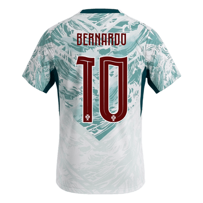 Portugalsko venkovní fotbalový dres MS 2026 BERNARDO #10