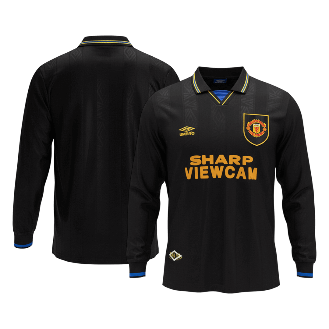 Manchester United venkovní retro dres 1993/94 dlouhý rukáv