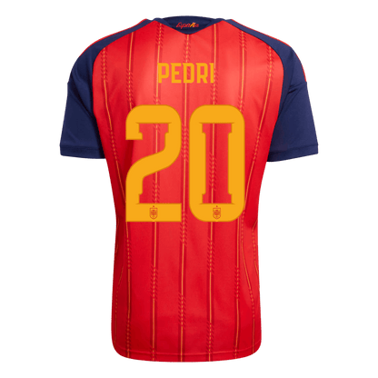 Španělsko domácí fotbalový dres MS 2026 PEDRI #20