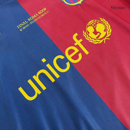 Domácí Retro Dres Barcelona 2008/09 XAVI #6 - UCL Final