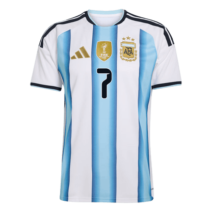 Argentina domácí fotbalový dres MS 2026 DE PAUL #7