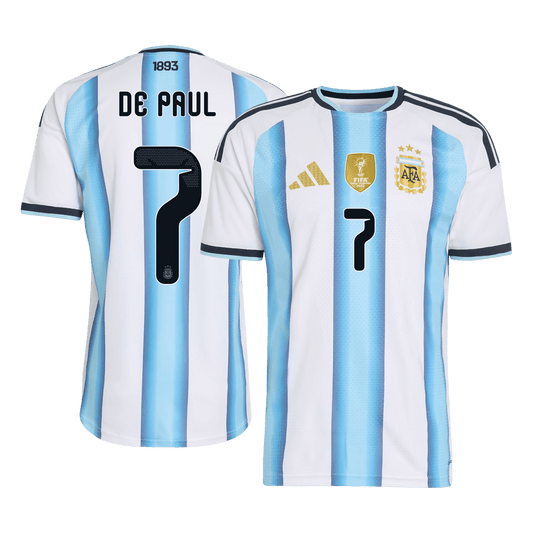 Argentina domácí dres MS 2026 hráčská verze DE PAUL #7
