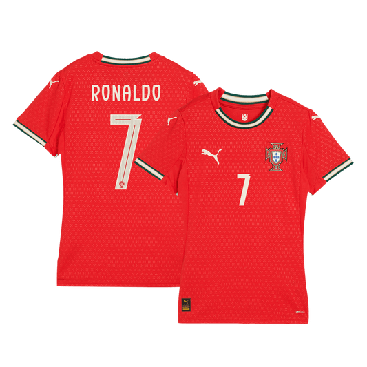 Dámský Domácí Fotbalový Dres Portugal 2025 RONALDO #7