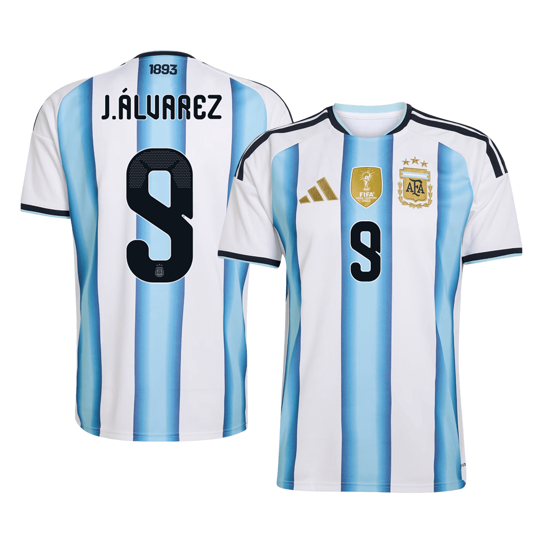 Argentina Domácí fotbalový dres MS 2026 J.ÁLVAREZ #9
