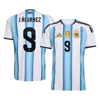 Argentina Domácí fotbalový dres MS 2026 J.ÁLVAREZ #9