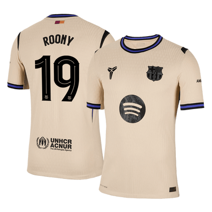 Venkovní Fotbalový Dres Barcelona 25/26 Authentic ROONY #19 UCL