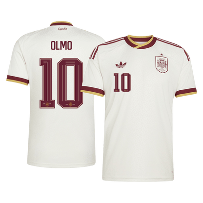Španělsko venkovní fotbalový dres MS 2026 OLMO #10