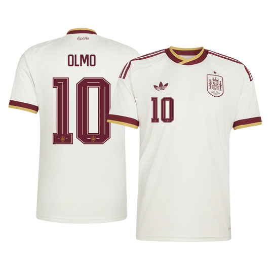 Španělsko venkovní fotbalový dres MS 2026 OLMO #10