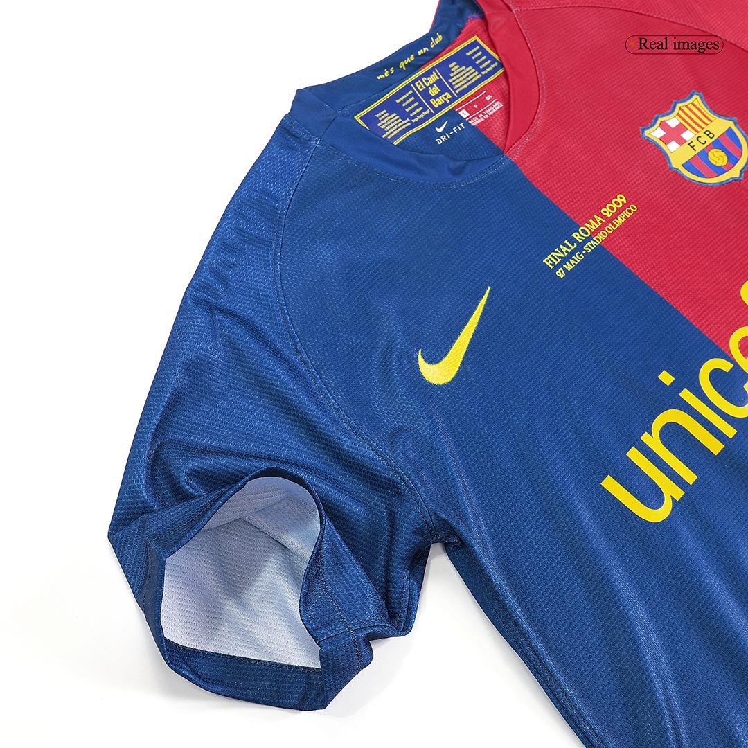 Domácí Retro Dres Barcelona 2008/09 XAVI #6 - UCL Final