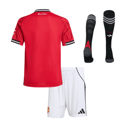 Manchester United dětská domácí kompletní sada 2025/26