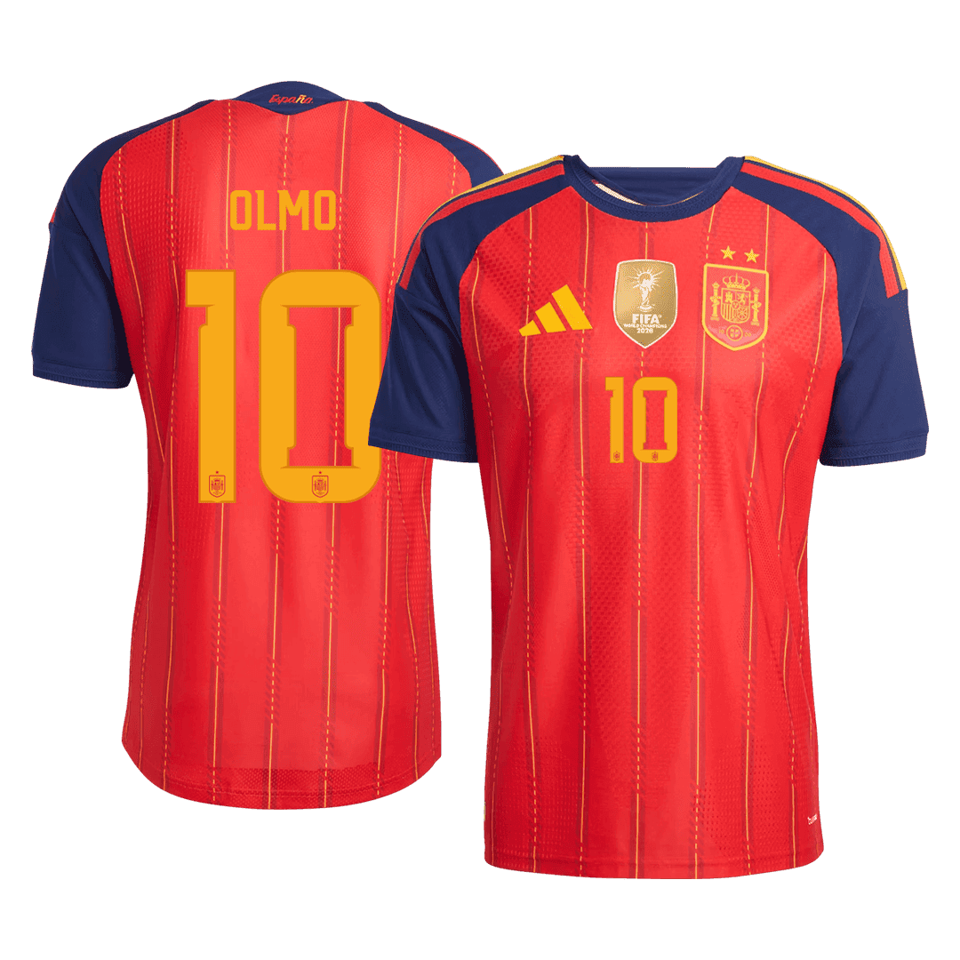 Španělsko domácí dres MS 2026 hráčská verze OLMO #10