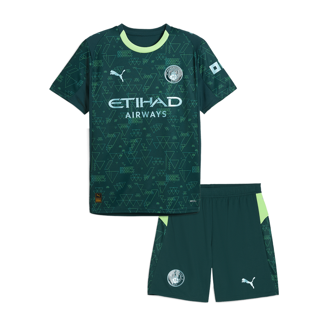 Manchester City dětská čtvrtá sada dresu 2025/26